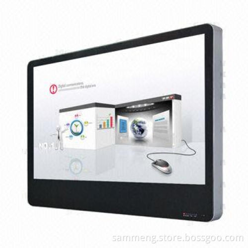 55" HD Network LCD Digital Signage with 1,920 x 1,080-pixel Resolution and 4000:1 Contrast Ratio